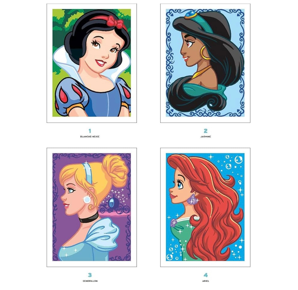 Grande special portraits Color by number book