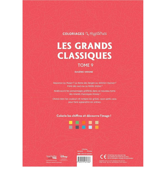 Grand classique tome 9 Color by number book