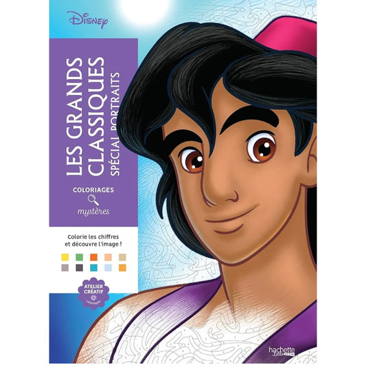 Grande special portraits Color by number book