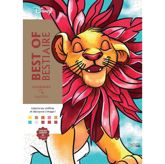 Bestiare  Color by number book