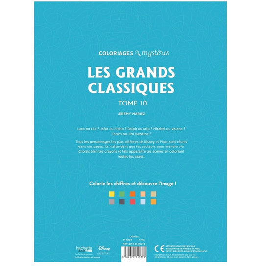 Les grande tome 10 Color by number book