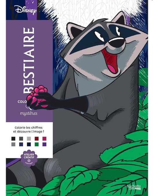 Bestiary Color Color by number book