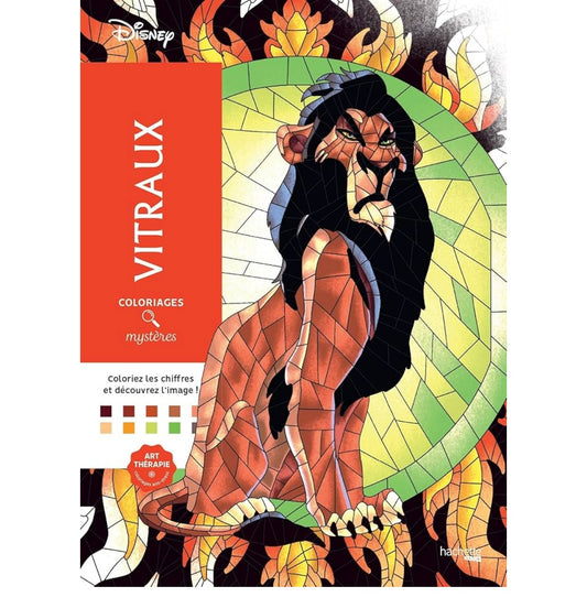 Lions Color by number book