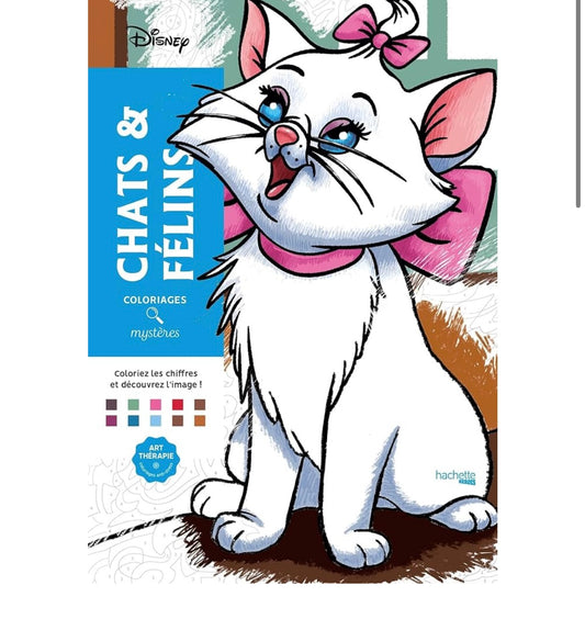 Cats & Felines Color by number book