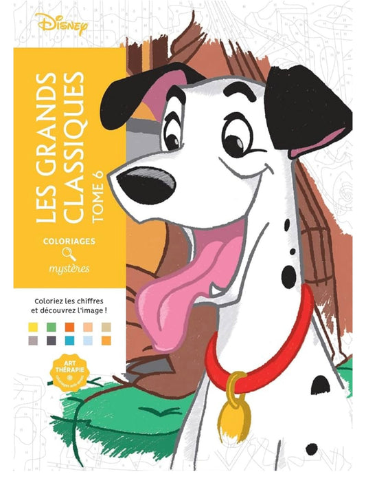 Classiques dalmation tome 6 Color by number book
