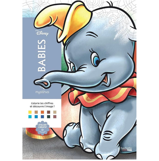 Dumbo Babies Color by number book