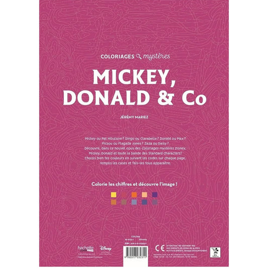 Donald & Co Color by number book